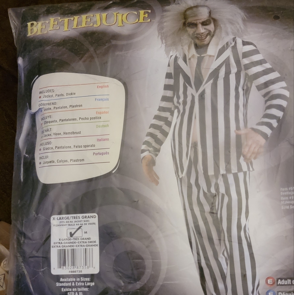 Adult Beetlejuice Costume